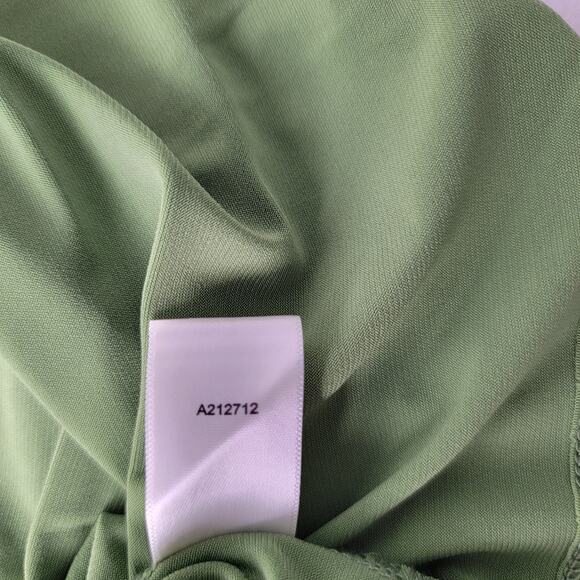 Susan Graver Green Embroidered Floral Top 1X Boho Cottagecore Feminine Chic - Picture 6 of 8